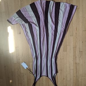 Striped 70's inspired Midi Dress